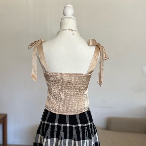 Forever 21 Satin Bow Crop Top - Picture 7 of 9